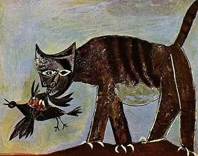 Cat and Bird Pablo Picasso